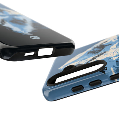 Blue Tough Phone Case for Samsung - Arctic Summit Mirror