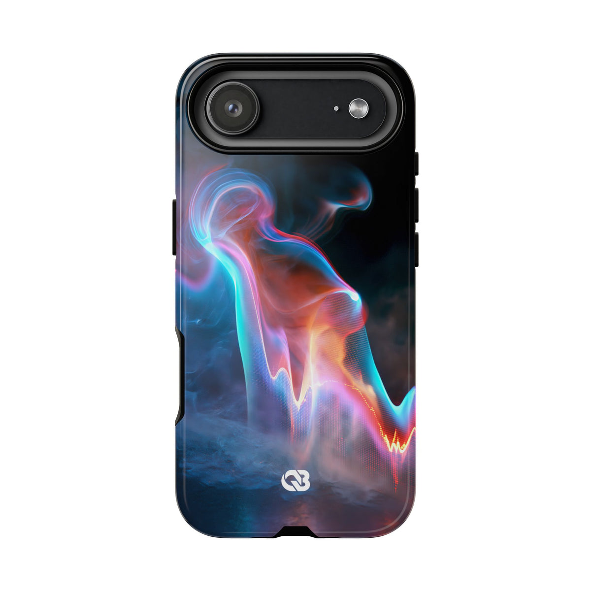 Neon Waveform · Tough Phone Case for iPhone · Black