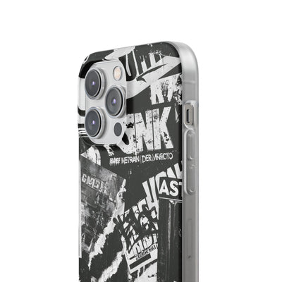 Underground Punk Collage · Lite Phone Case for iPhone ·  Black