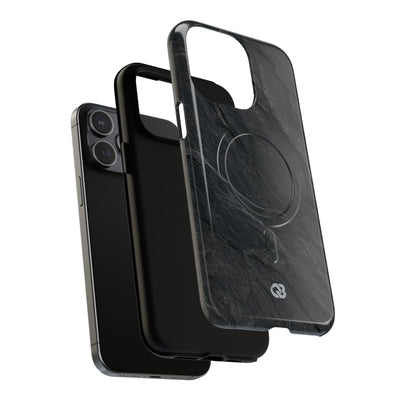 Black Tough 2.0 Magsafe Phone Case for iPhone - Midnight Slate Ridge