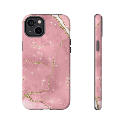 Rose Sparkle Marble · Tough Phone Case for iPhone