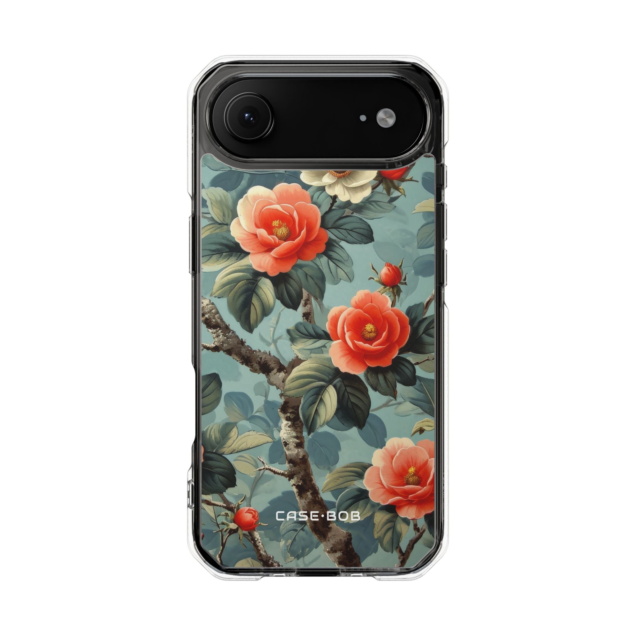 Red Camellia Radiance iPhone 17 Air Case - Impact