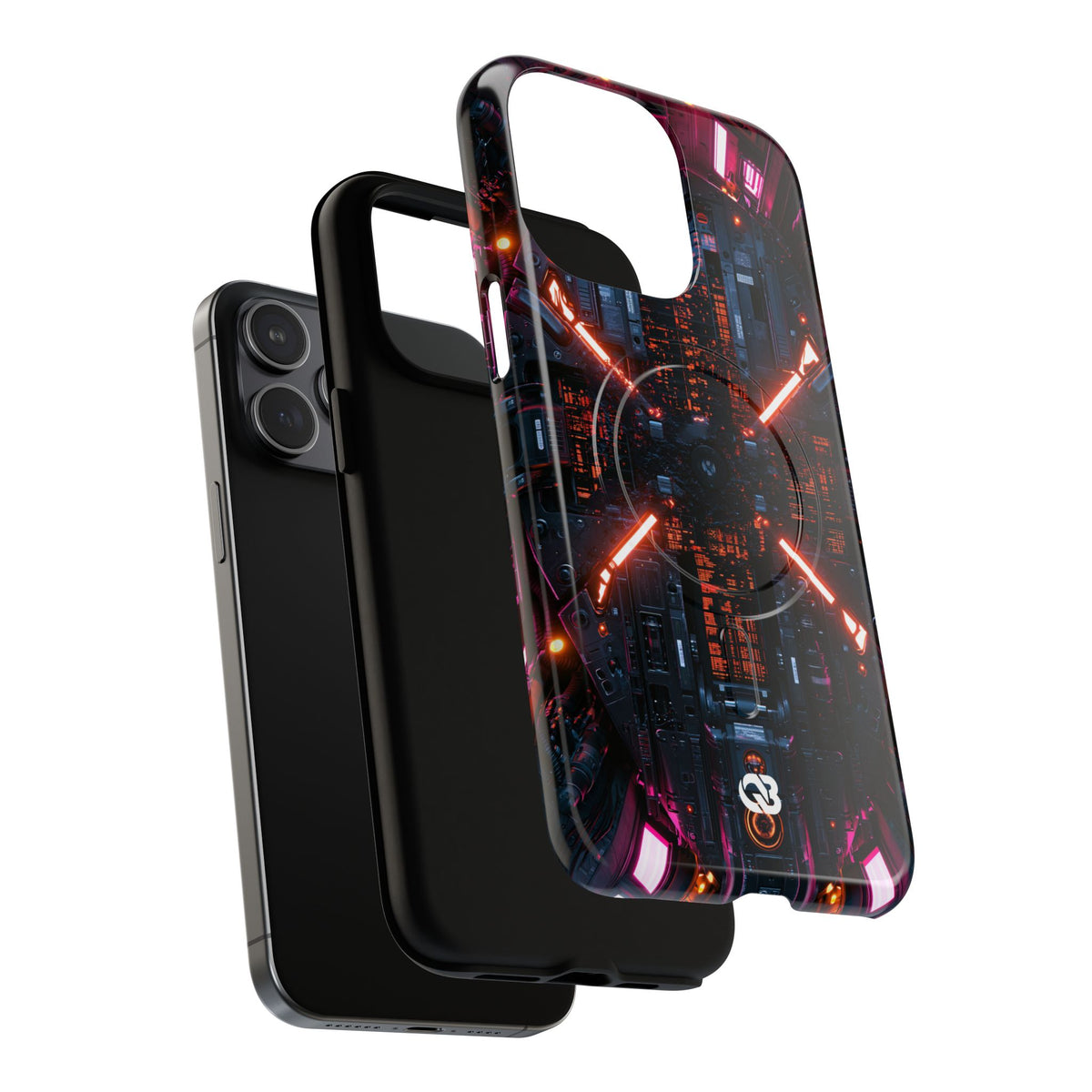 Cybernetic Reactor Core · Tough 2.0 Magnetic Phone Case for iPhone · Black