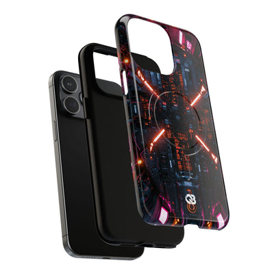Cybernetic Reactor Core · Tough 2.0 Magnetic Phone Case for iPhone · Black