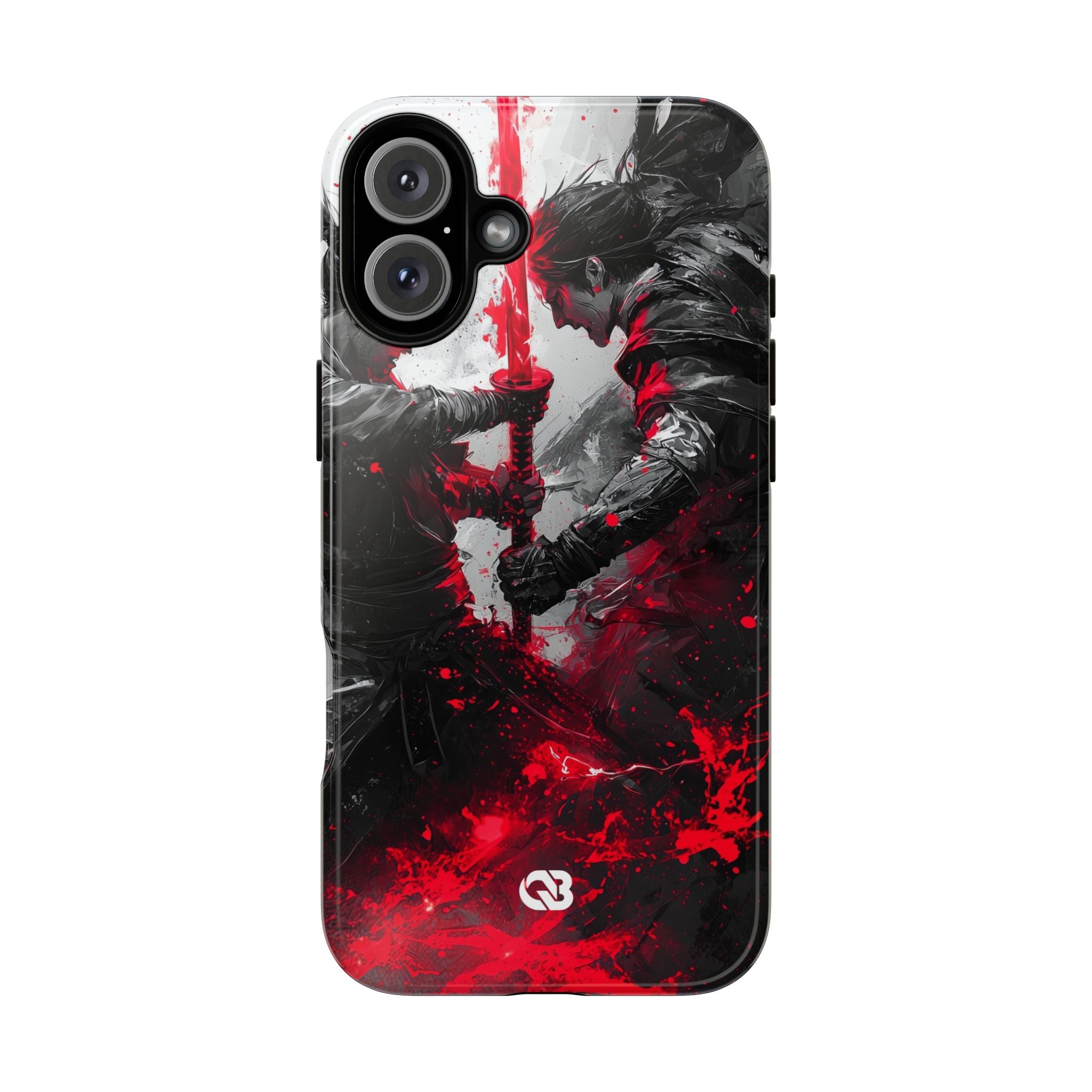 Shattered Crimson Duel · Tough Phone Case for iPhone