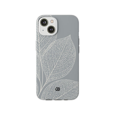 Minimal Leaf Skeleton · Lite Phone Case for iPhone ·  Grey