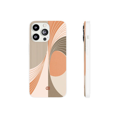 Terracotta Meridian · Lite Phone Case for iPhone ·  Orange
