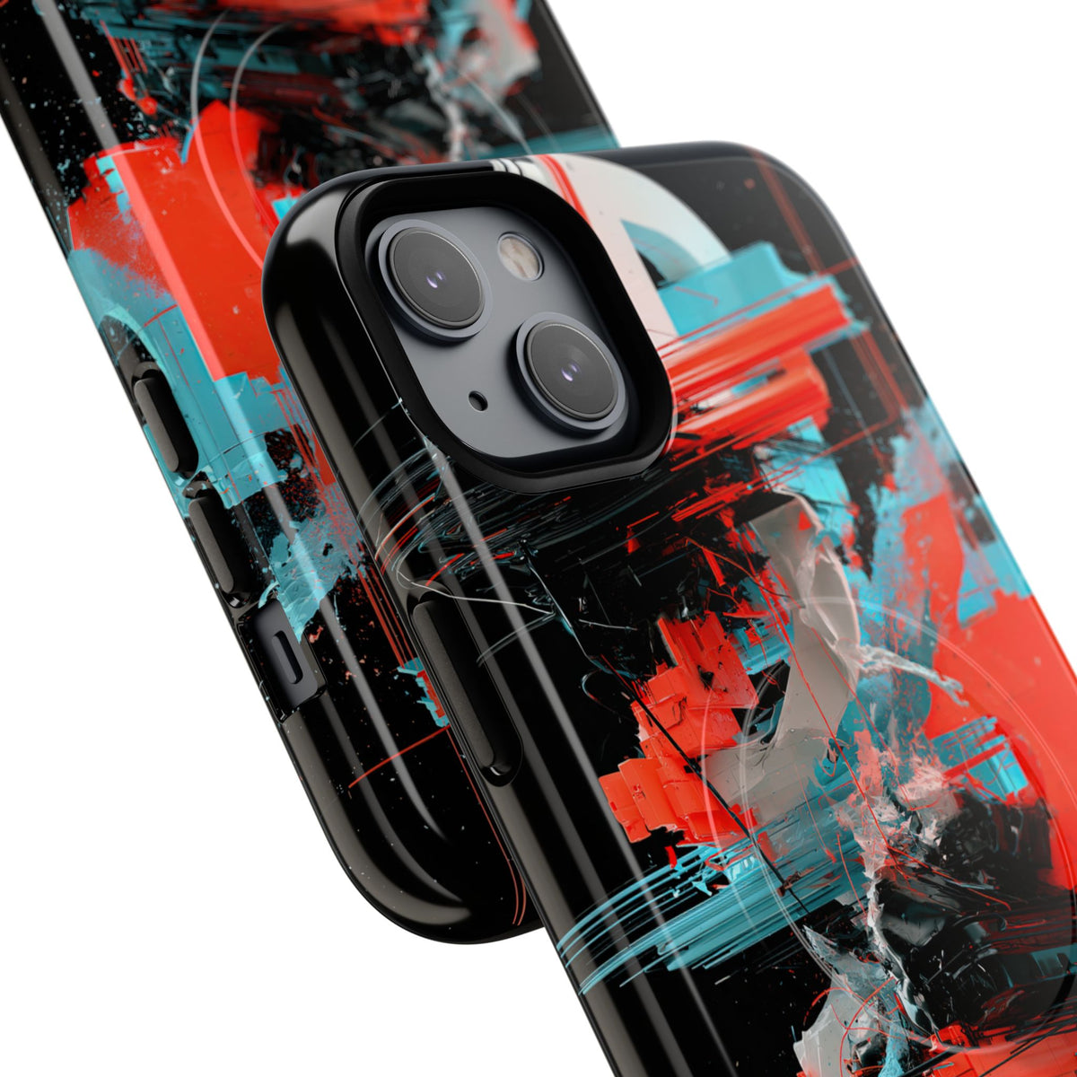 Fragmented Cyber Core · Tough 2.0 Magnetic Phone Case for iPhone · Black