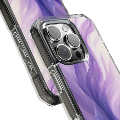 Amethyst Silk Waves · Impact Phone Case for iPhone · Magsafe