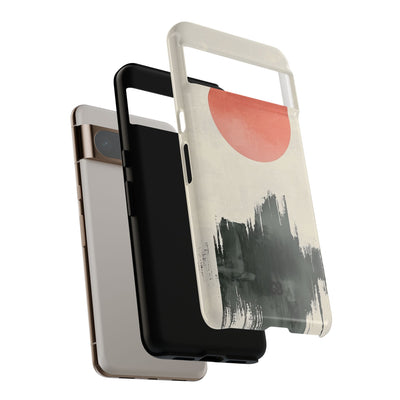 Crimson Sun Strokes · Tough Etui na telefon dla Google Pixel