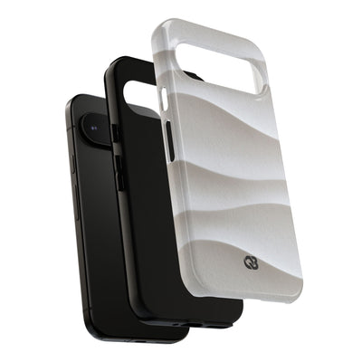 Sculpted Dune Relief · Tough Phone Case for Pixel ·  White