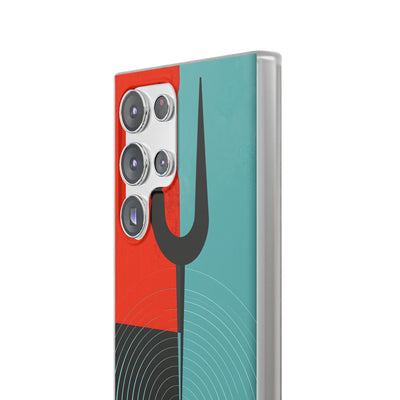 Teal Lite Phone Case for Samsung - Sonic Static Split