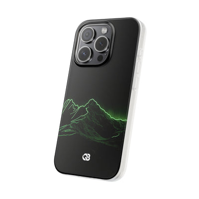 Nordic Mountain Contour · Lite Phone Case for iPhone ·  Black