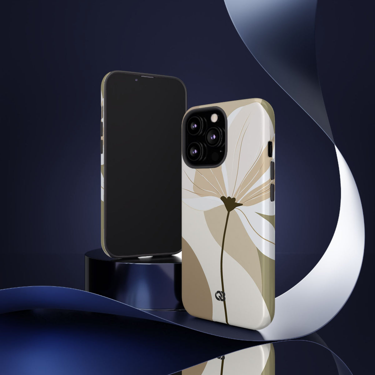 Soft Petal Bloom · Tough Phone Case for iPhone · Beige