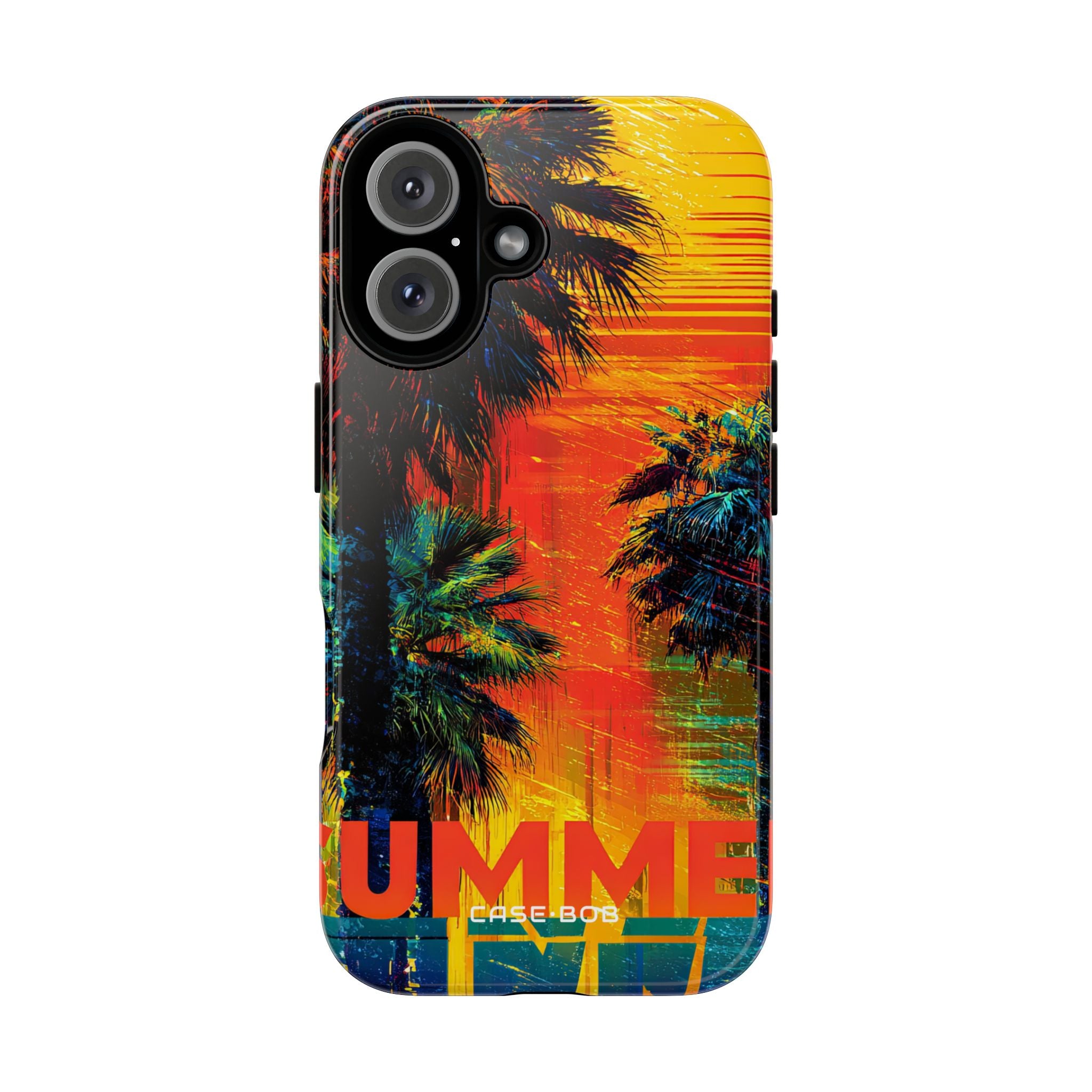 Tropical Sunburst iPhone 16 Case - Tough