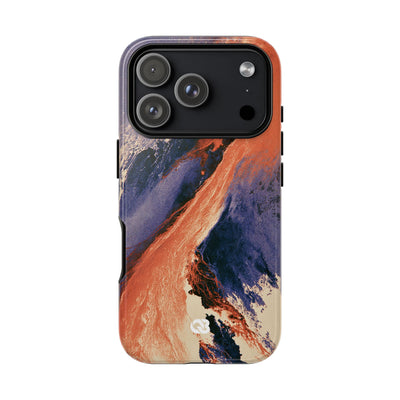 Solar Aura Drift · Tough Phone Case for iPhone · Orange