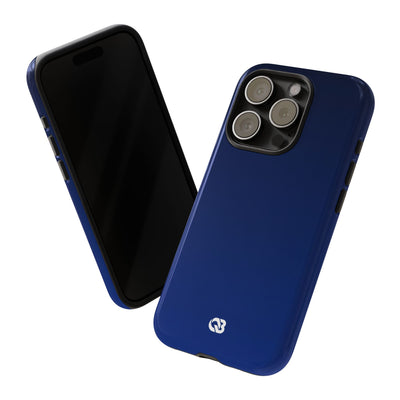 Blue Tough Phone Case for iPhone - Midnight Cobalt Fade