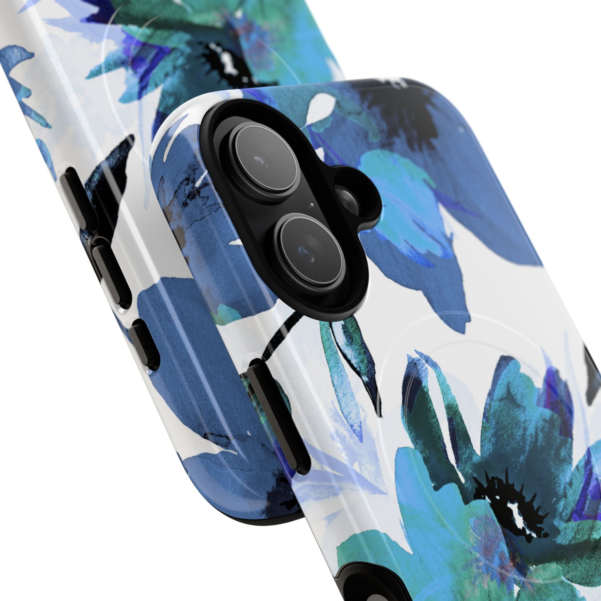 Blue Blossom Radiance iPhone 17 Case - Tough+ - CASE•BOB