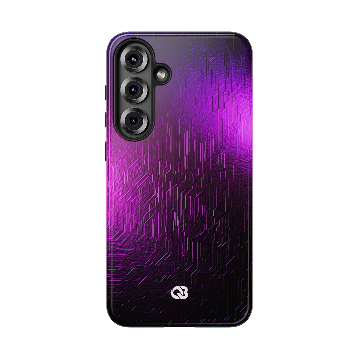Violet Cyber Circuit · Tough Phone Case for Samsung · Purple