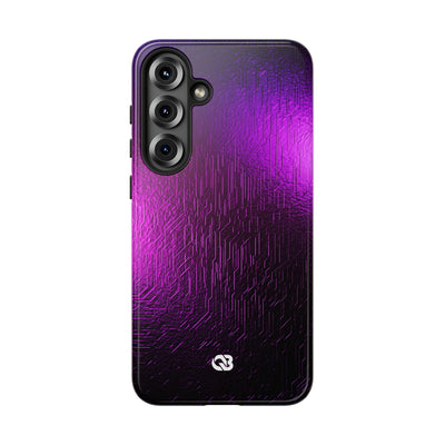Violet Cyber Circuit · Tough Phone Case for Samsung · Purple