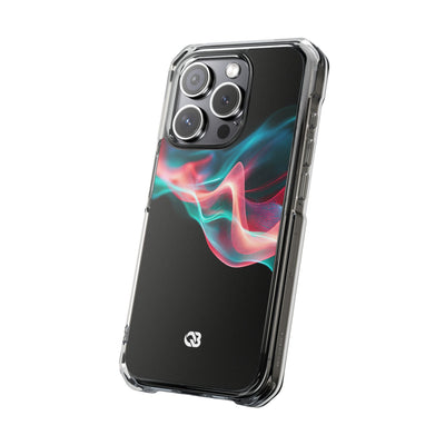 Digital Frequency · Clear Impact Magnetic Phone Case for iPhone · Black