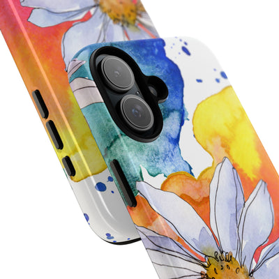 Vivid Bloom Splatter · Tough Handyhülle für iPhone