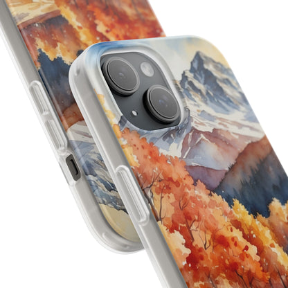 Snowcapped Radiance iPhone 15 Case - Soft