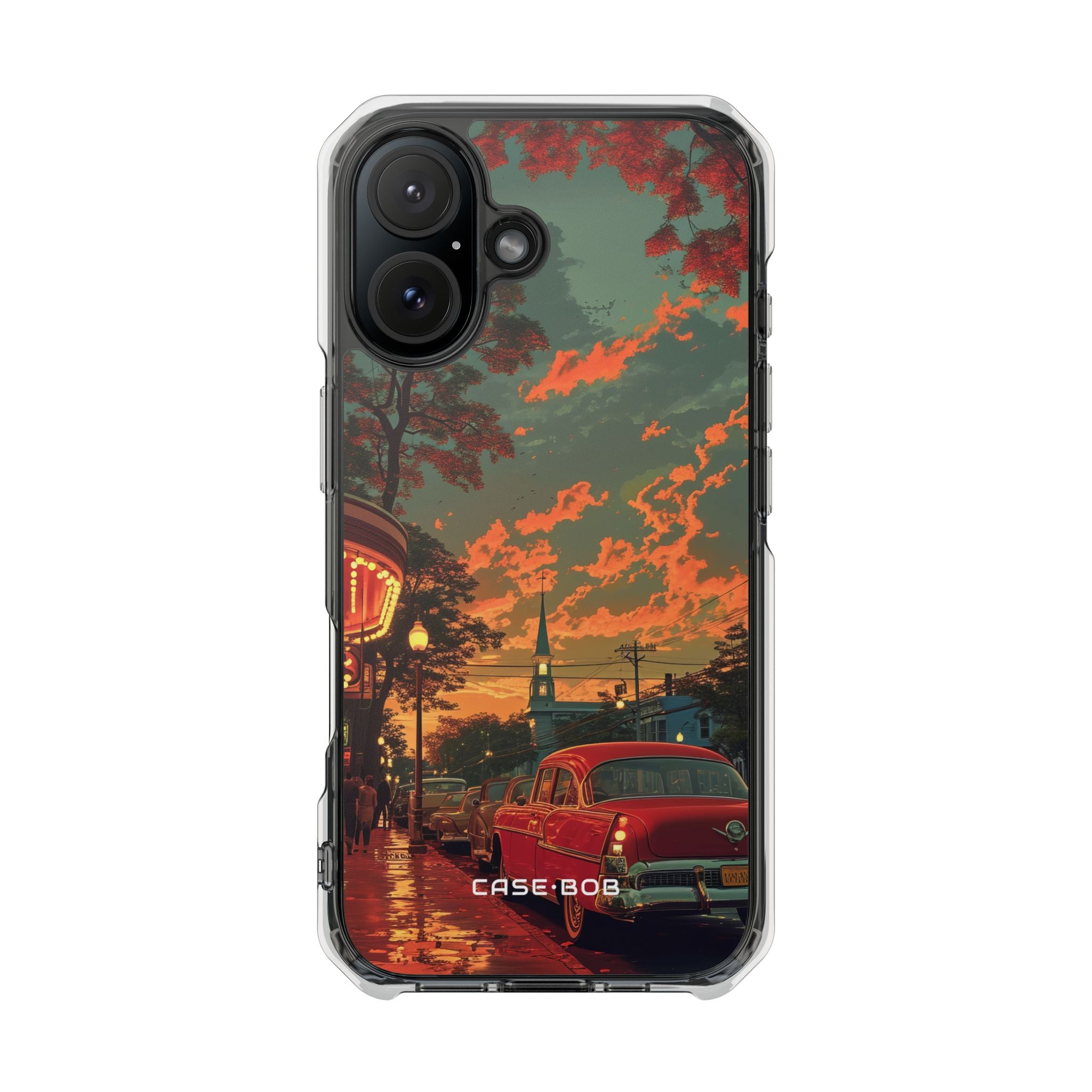 Crimson Classic iPhone 16 Case - Impact - CASE•BOB
