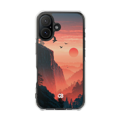 Orange Impact MagSafe Phone Case for iPhone - Crimson Ridge Flight