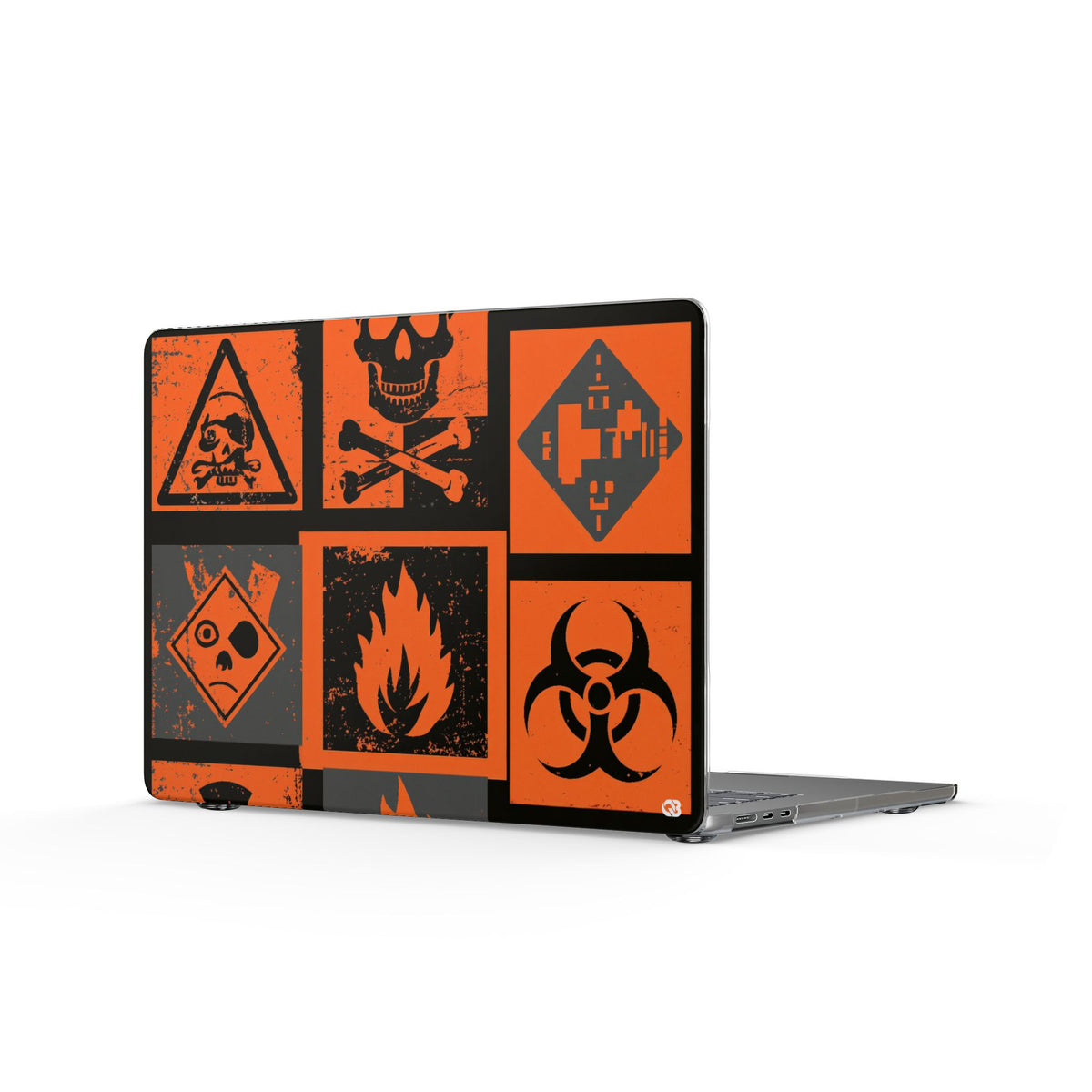 Urban Hazard · Clear Hard Case for MacBook · Orange