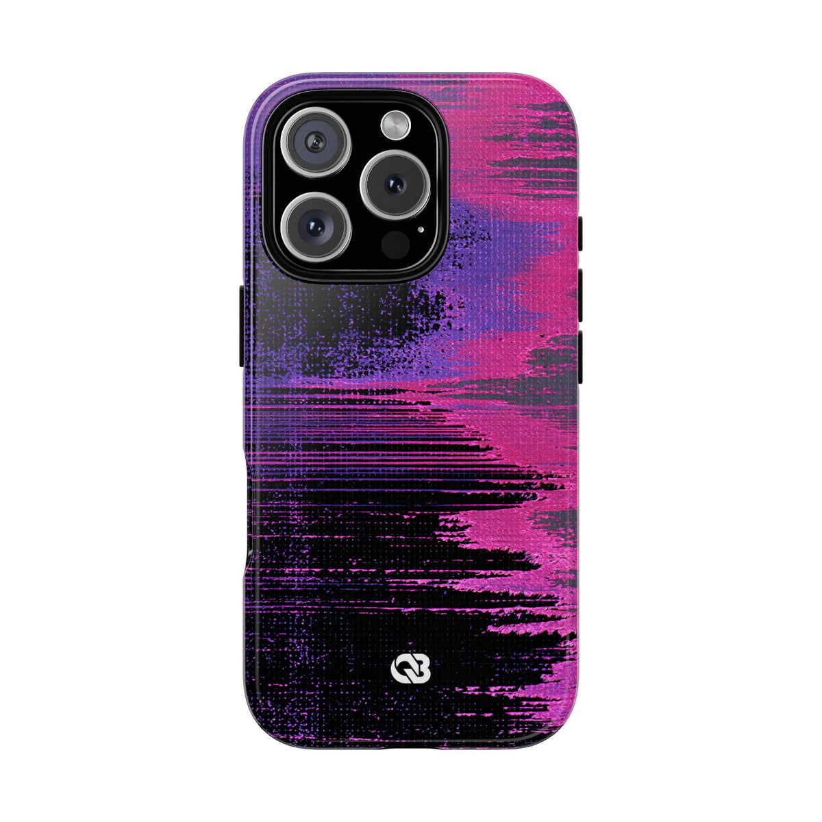 Neon Signal Shift · Tough Phone Case for iPhone · Purple