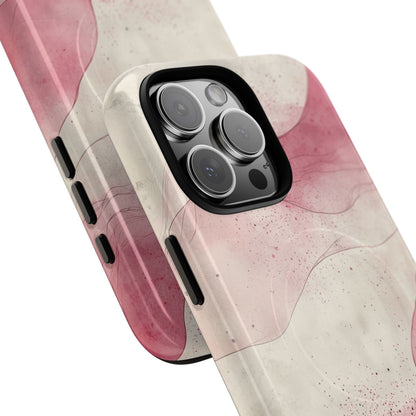 Crimson Waves iPhone 16 Pro Max Skal - Tough+