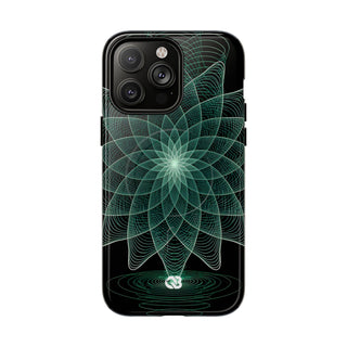 Verdant Harmonic Bloom · Tough 2.0 Magnetic Phone Case for iPhone · Black