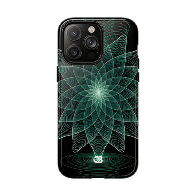Verdant Harmonic Bloom · Tough 2.0 Magnetic Phone Case for iPhone · Black