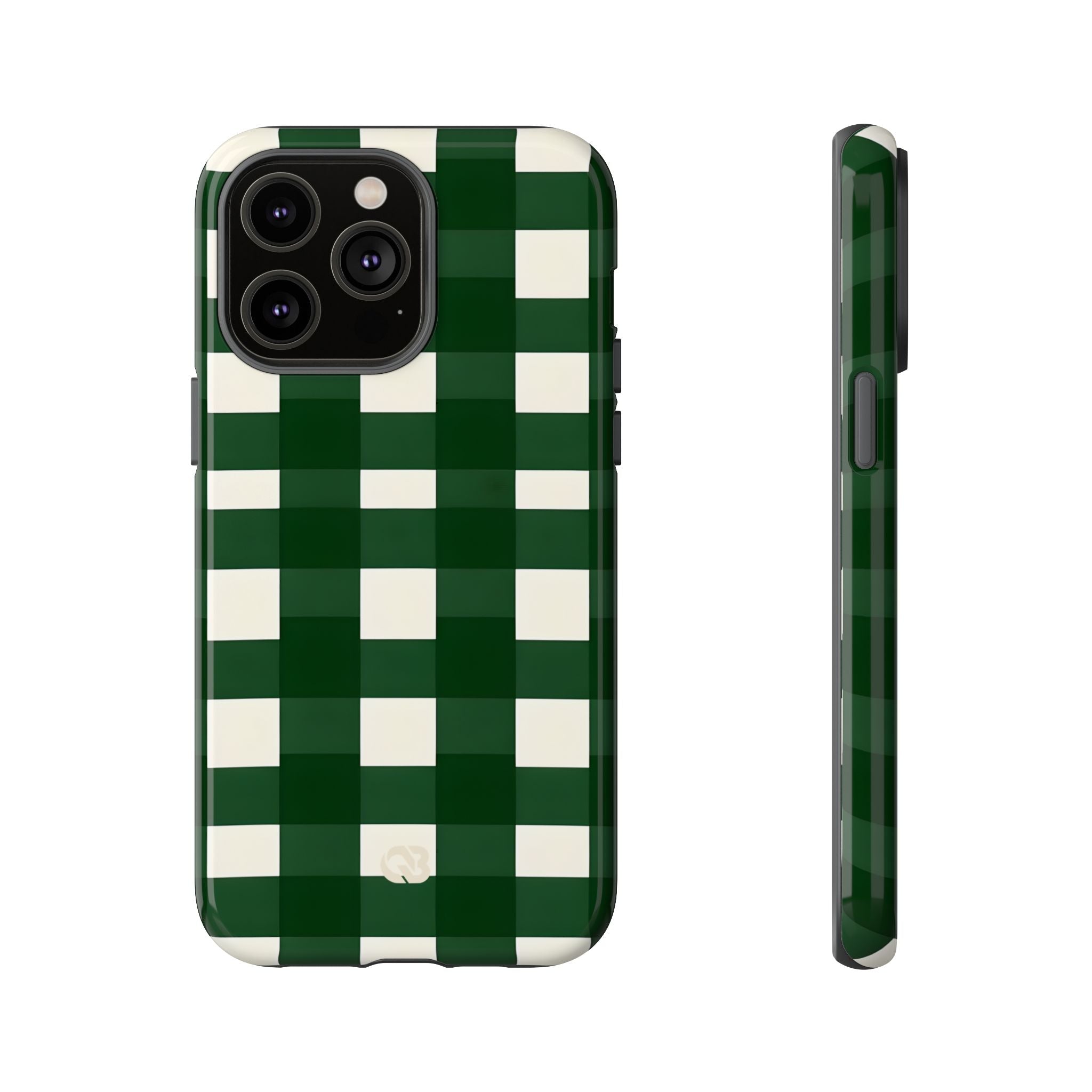 Hunter Green Plaid · Tough Phone Case for iPhone