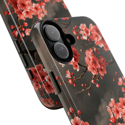 Dark Sakura Nocturne · Tough Phone Case for iPhone · Black