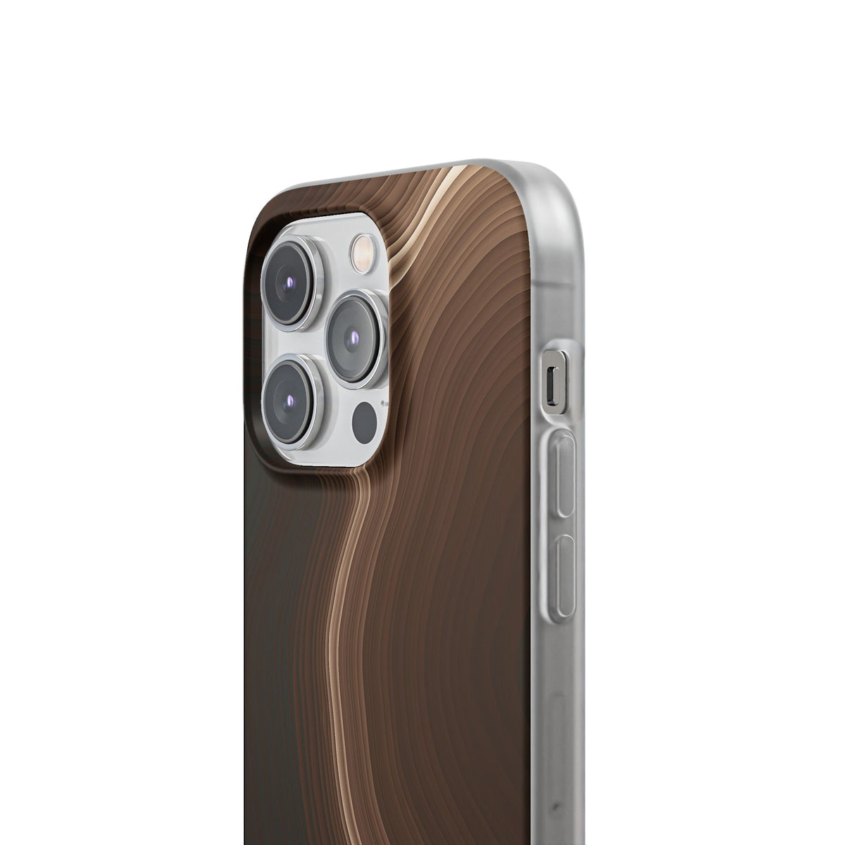 Umber Strata · Lite Phone Case for iPhone ·  Brown
