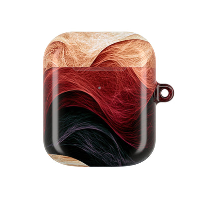 Ember Wave Dispersion · Hard Case for AirPods & AirPods Pro · Red