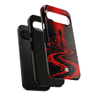 Crimson Shadow Path · Tough Coque de téléphone pour Google Pixel