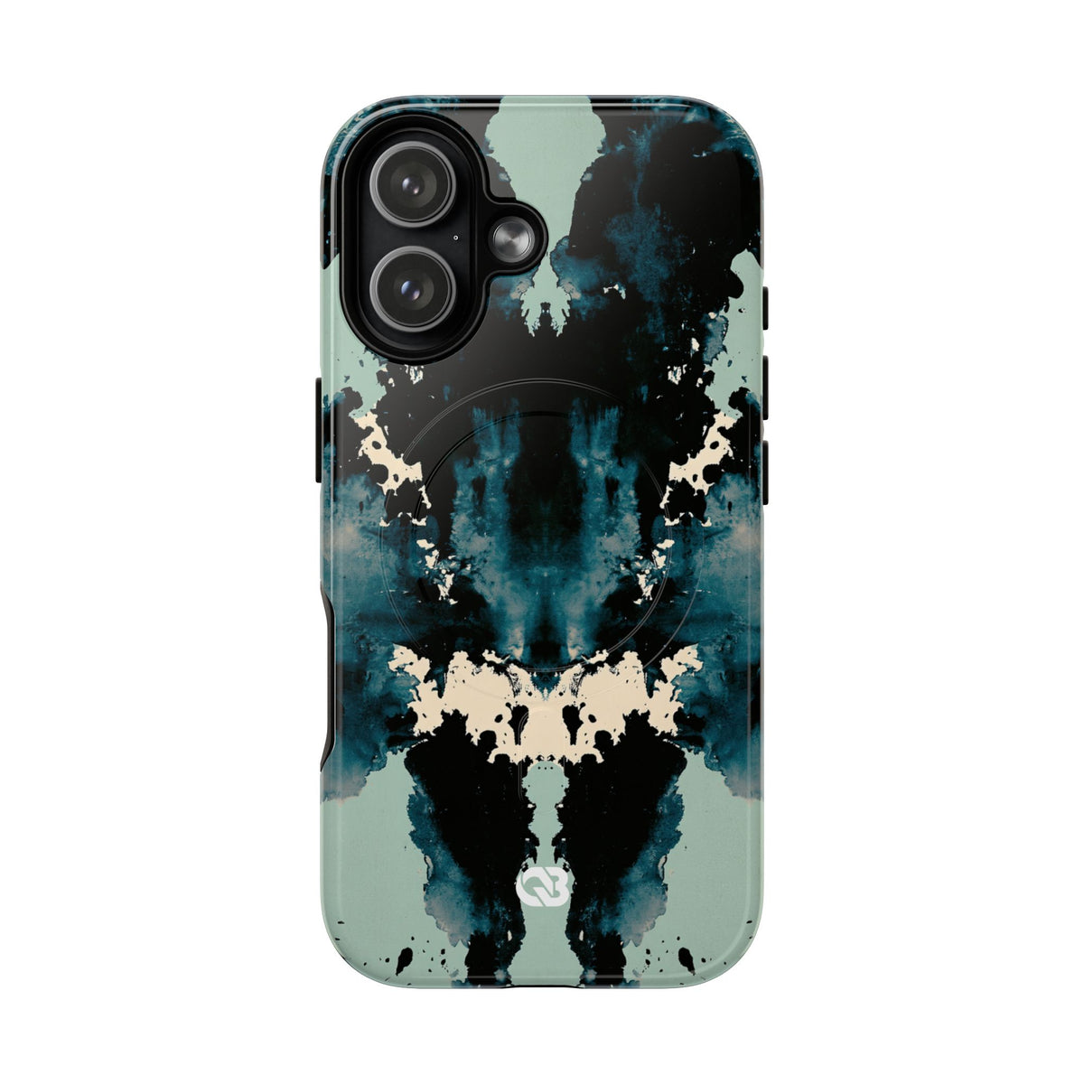 Rorschach Ink Void · Tough 2.0 Magnetic Phone Case for iPhone · Black