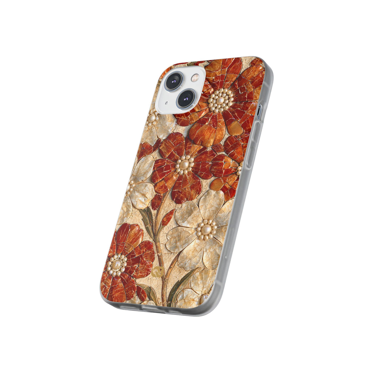 Carnelian Pearl Bloom · Lite Phone Case for iPhone ·  Orange