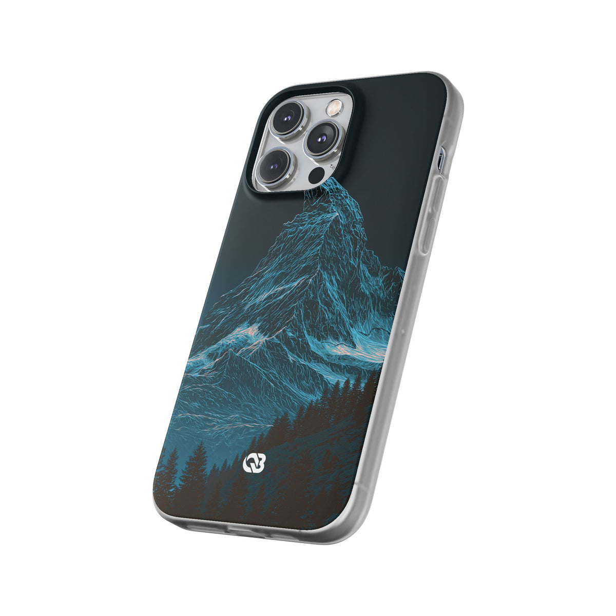 Glacial Alpine Peak · Lite Phone Case for iPhone ·  Blue