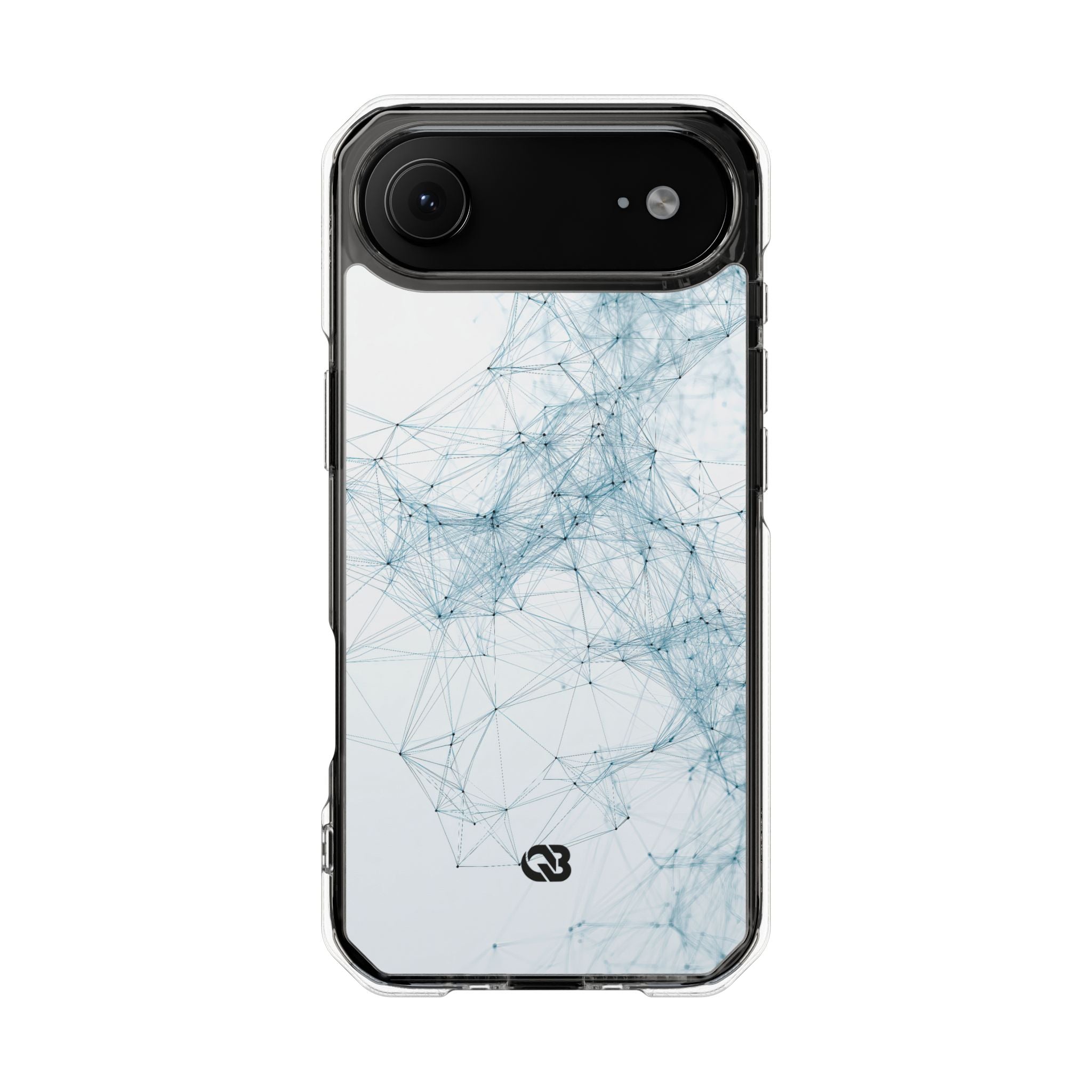 Blue Impact MagSafe Phone Case for iPhone - Glacial Neural Web