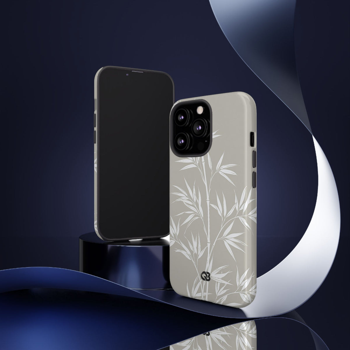 Serene Bamboo · Tough Phone Case for iPhone · Beige