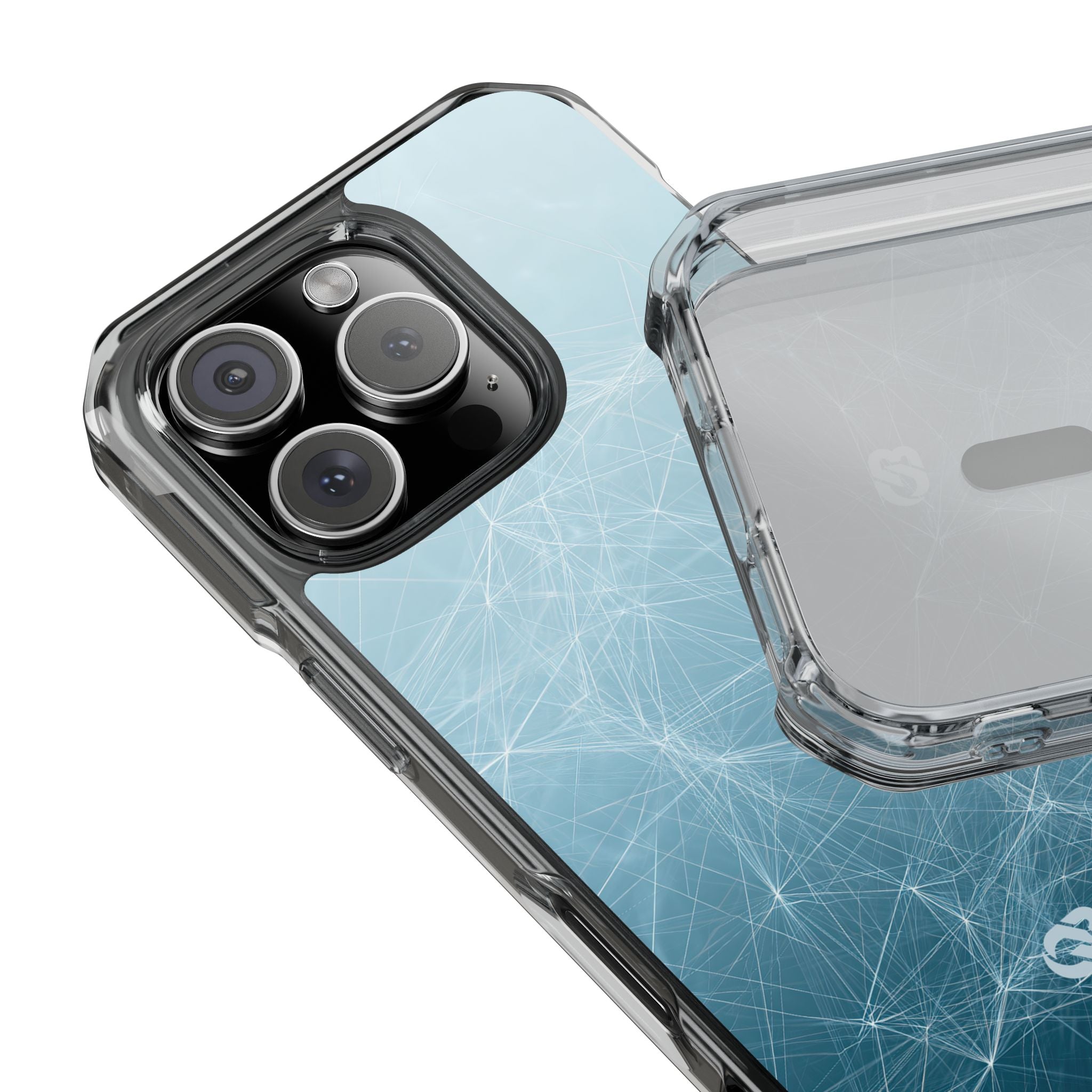 Teal Impact MagSafe Phone Case for iPhone - Arctic Digital Nexus