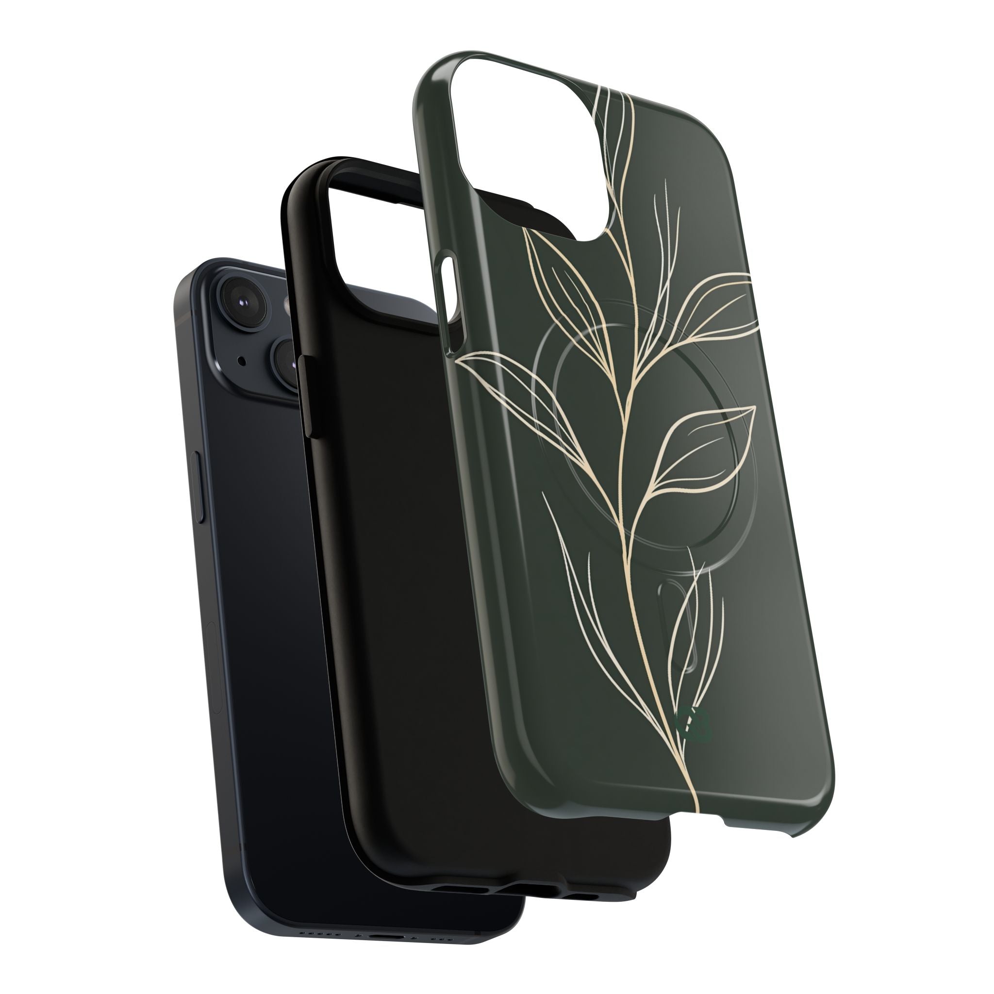 Green Tough 2.0 Magsafe Phone Case for iPhone - Deep Moss Willow