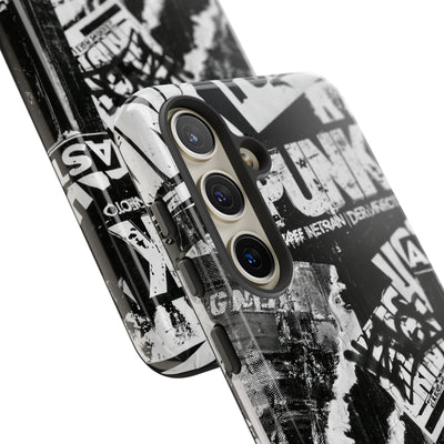Underground Punk Collage · Tough Phone Case for Samsung · Black