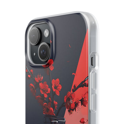 Crimson Blossom Jar · Soft Coque de téléphone pour iPhone