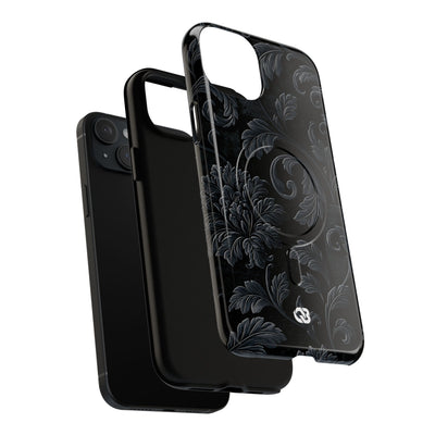 Obsidian Damask · Tough 2.0 Magnetic Phone Case for iPhone · Black