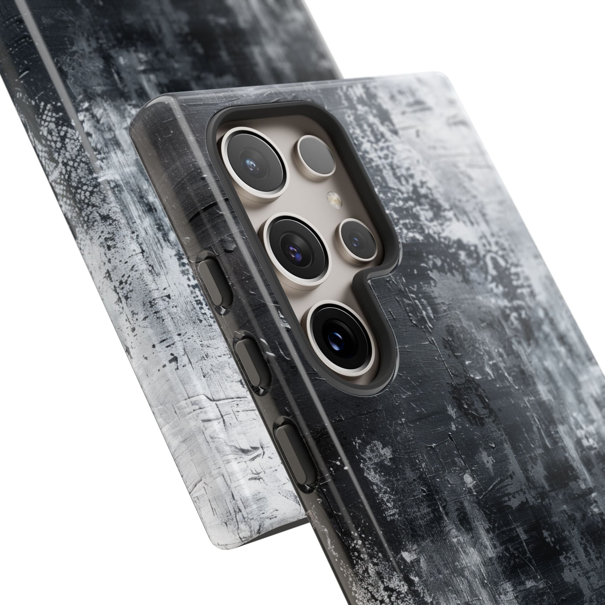 Texturiertes Blackscape Samsung S24 Ultra Case - Tough